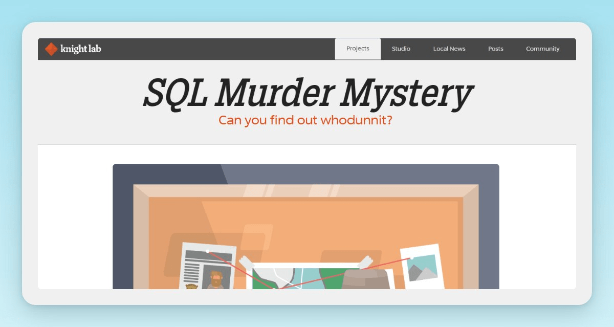 SQL Murder Mystery Game