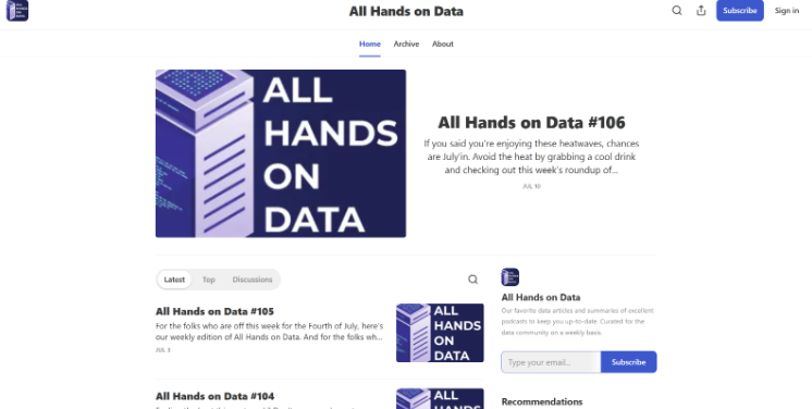 All Hands on Data