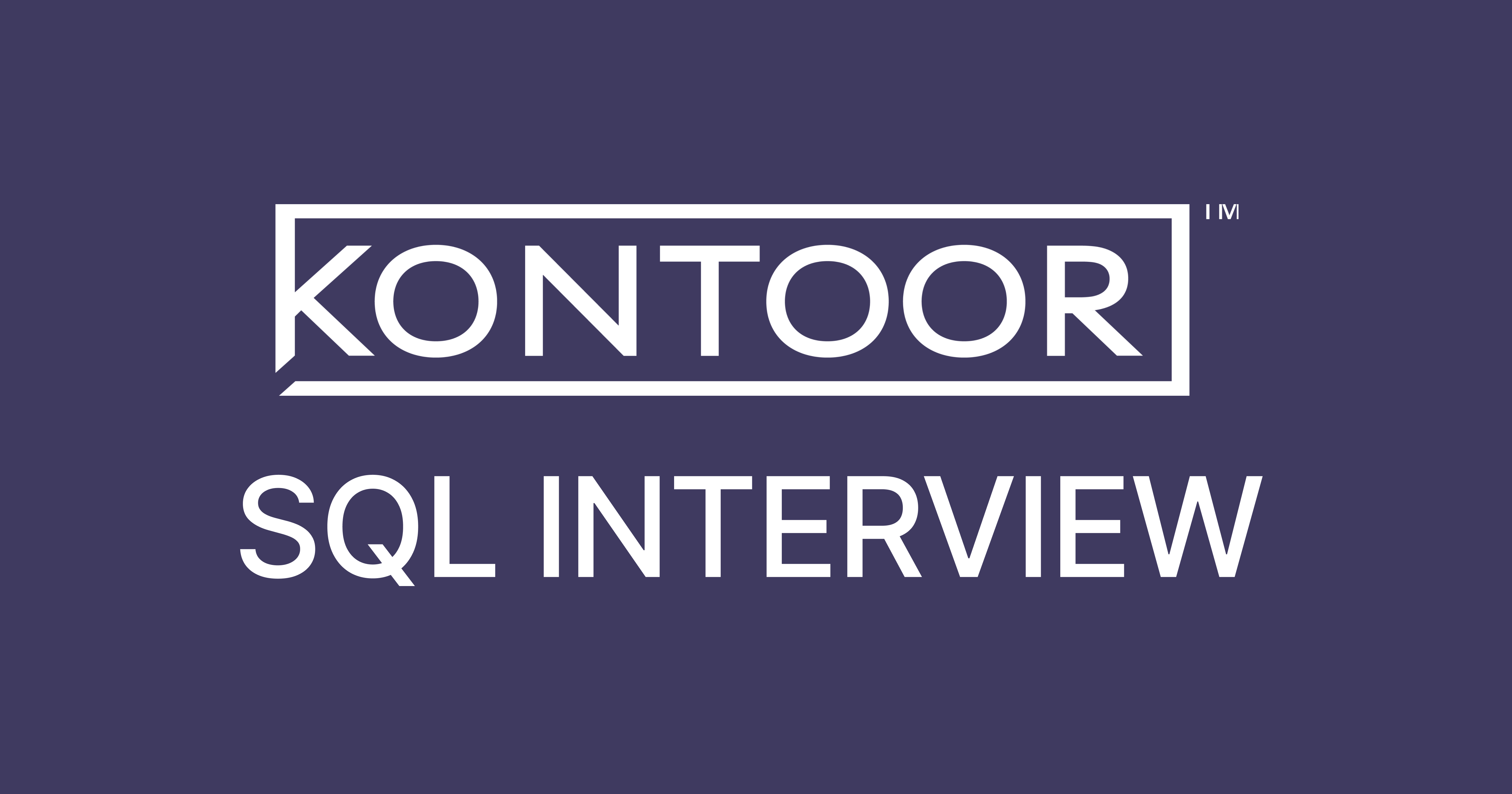 Kontoor Brands SQL Interview Questions