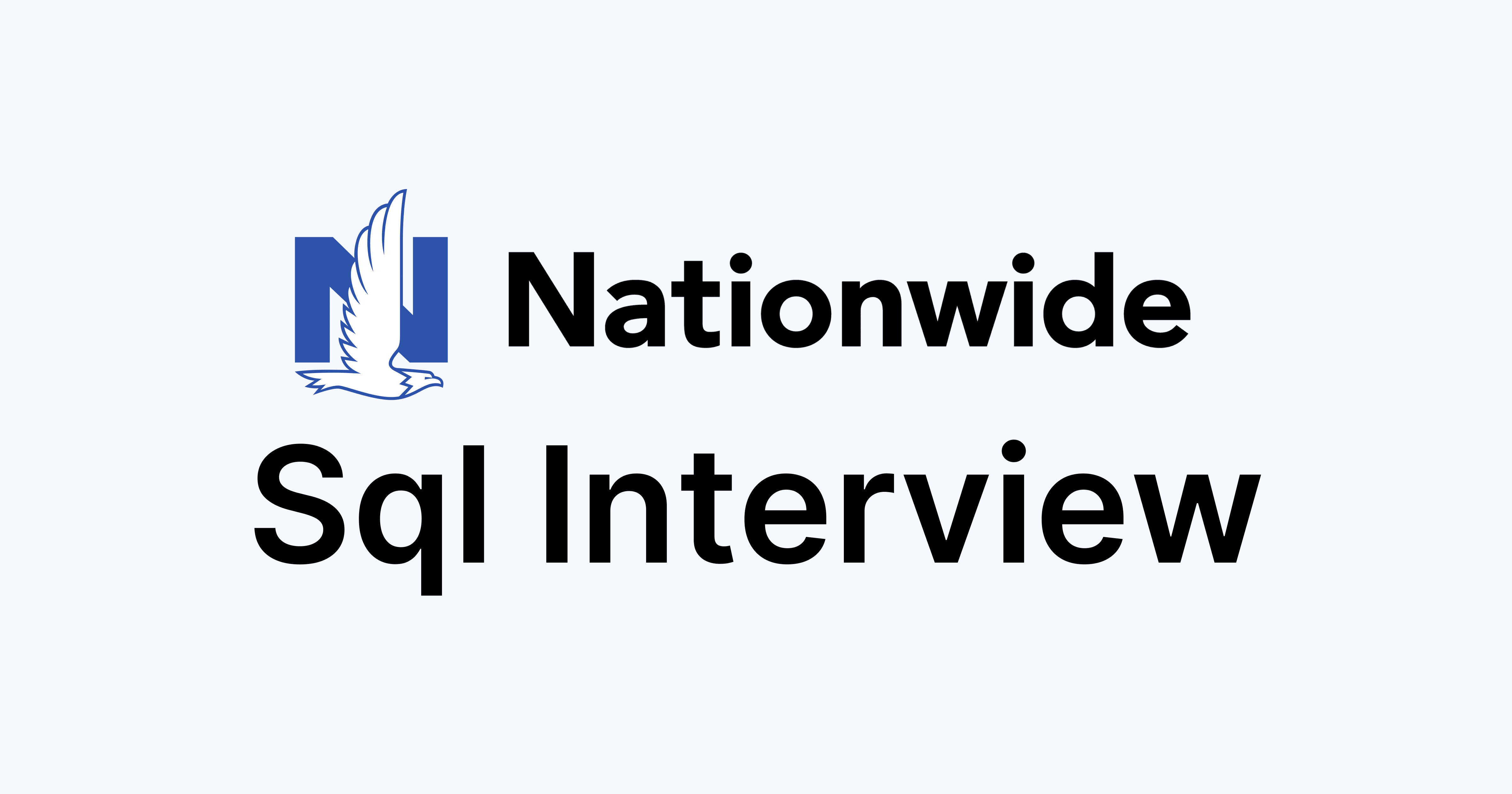 Nationwide SQL Interview Questions