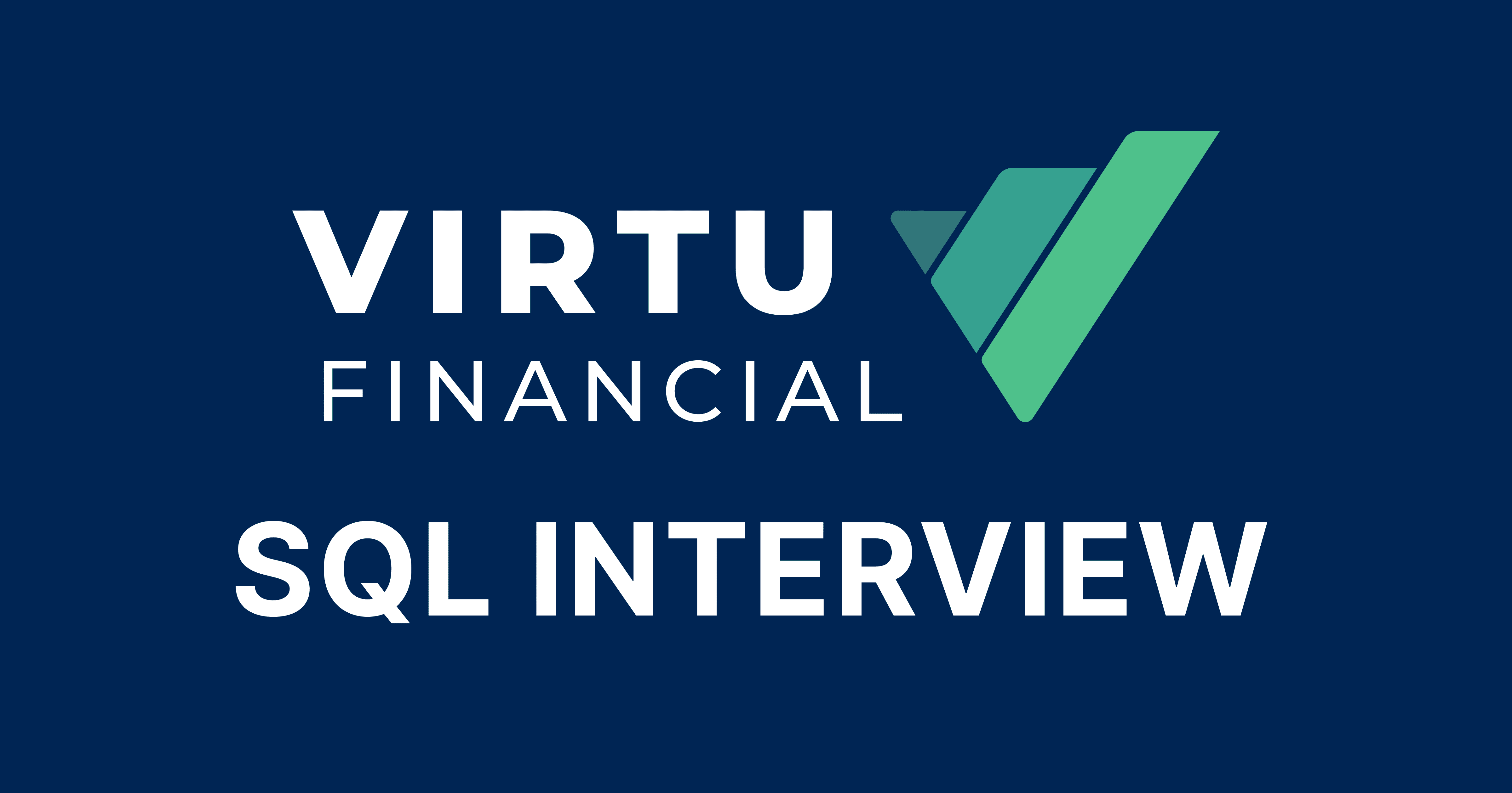 Virtu Financial SQL Interview Questions