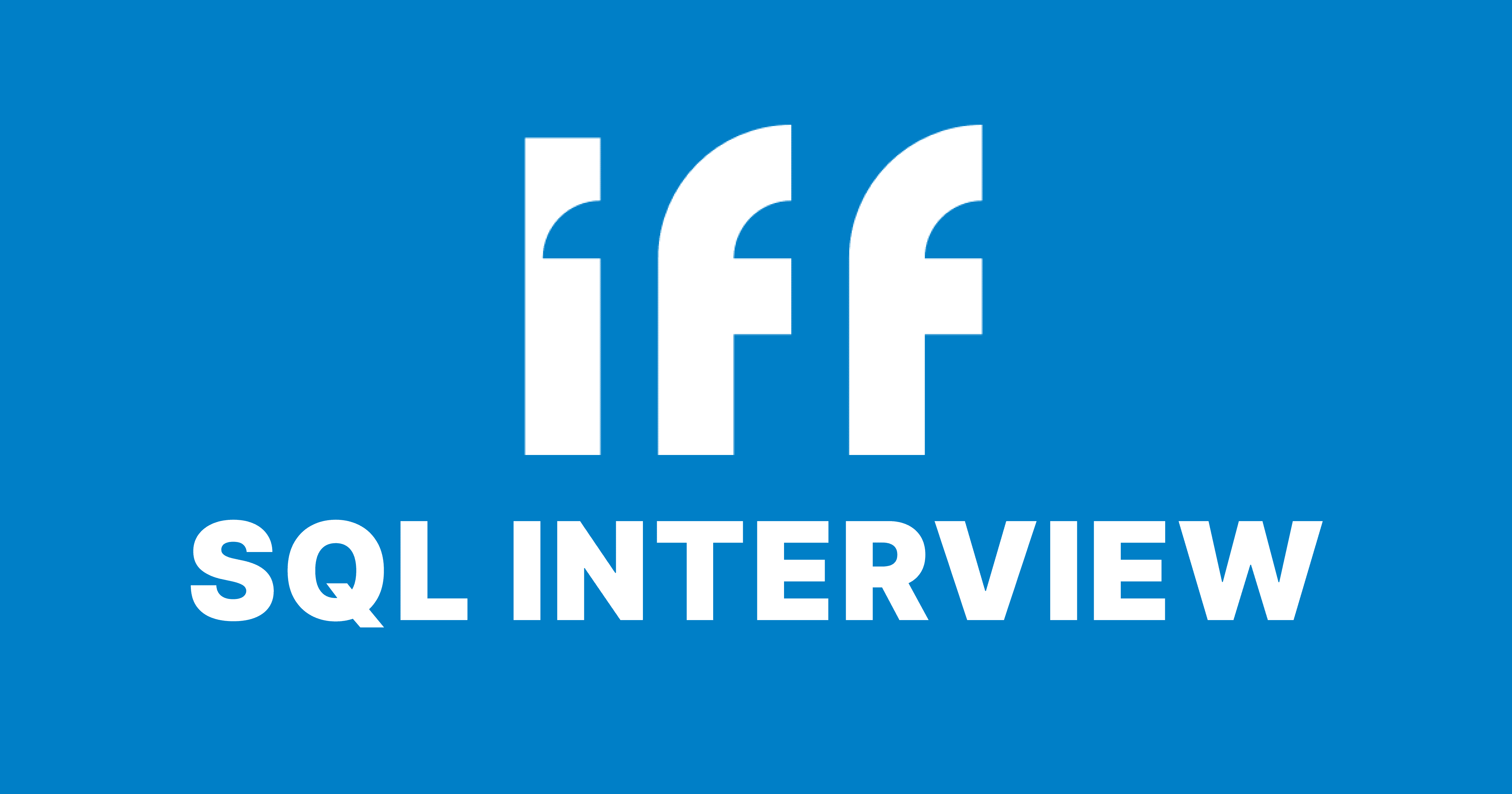 International Flavors & Fragrances SQL Interview Questions