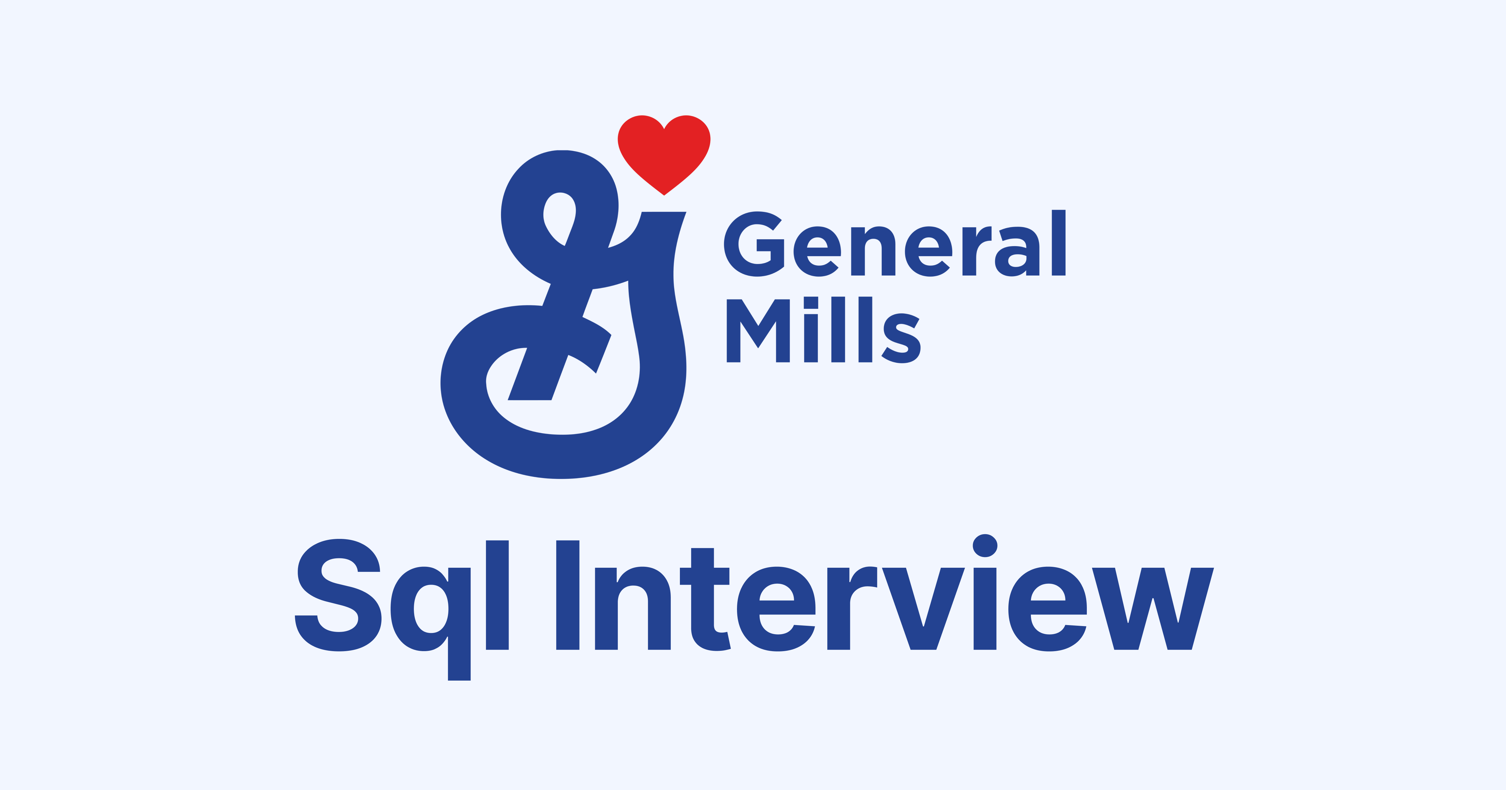 General Mills SQL Interview Questions
