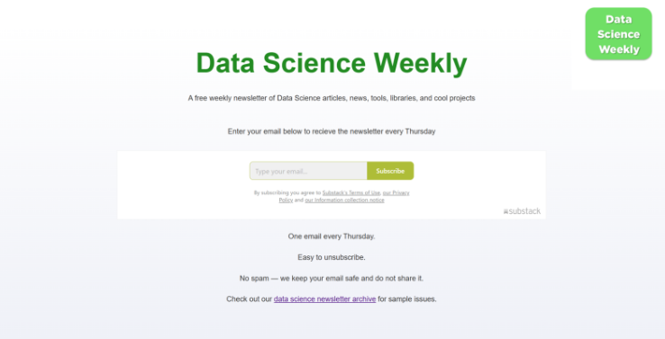 Data Science Weekly