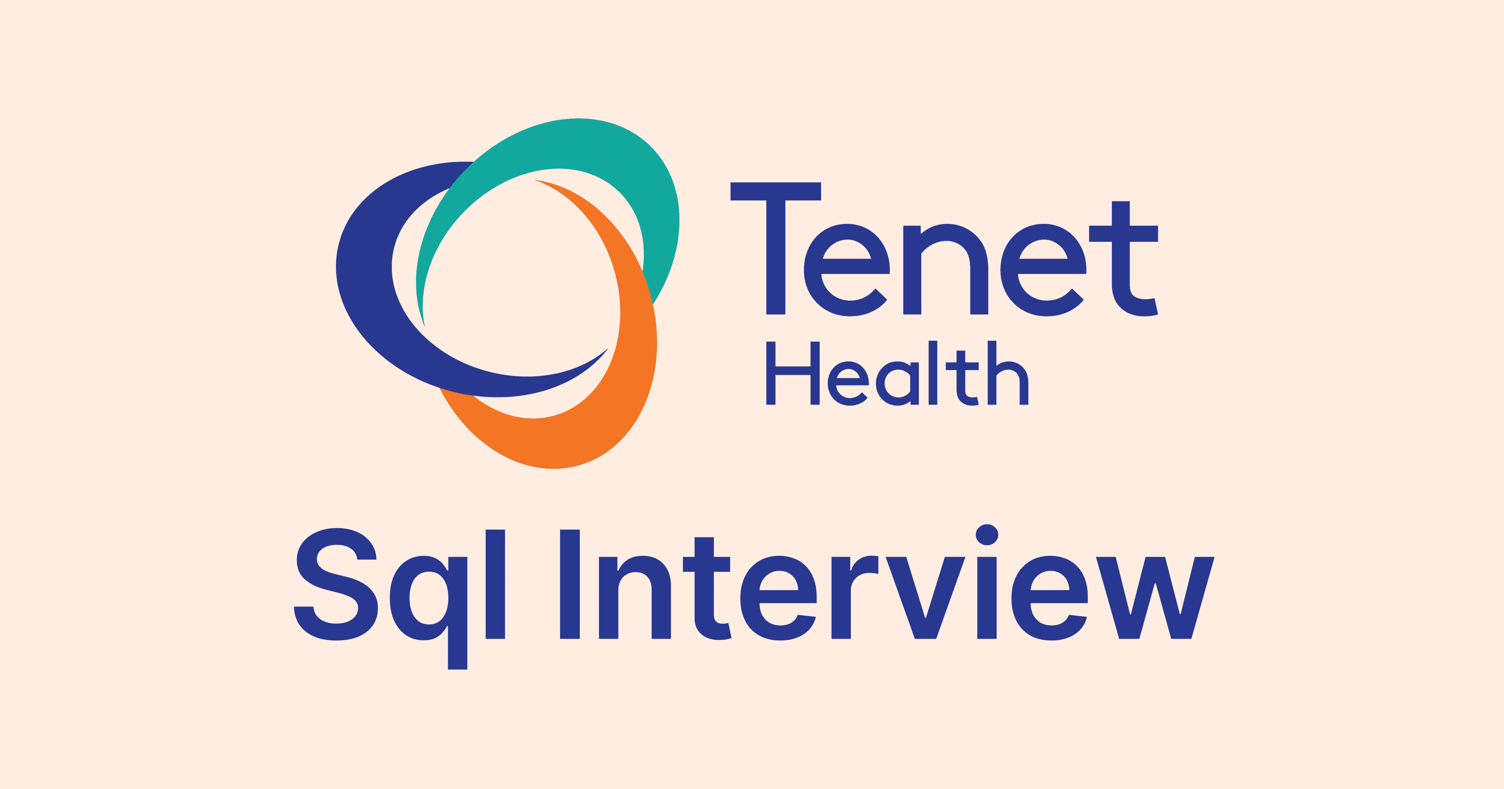 Tenet Healthcare SQL Interview Questions