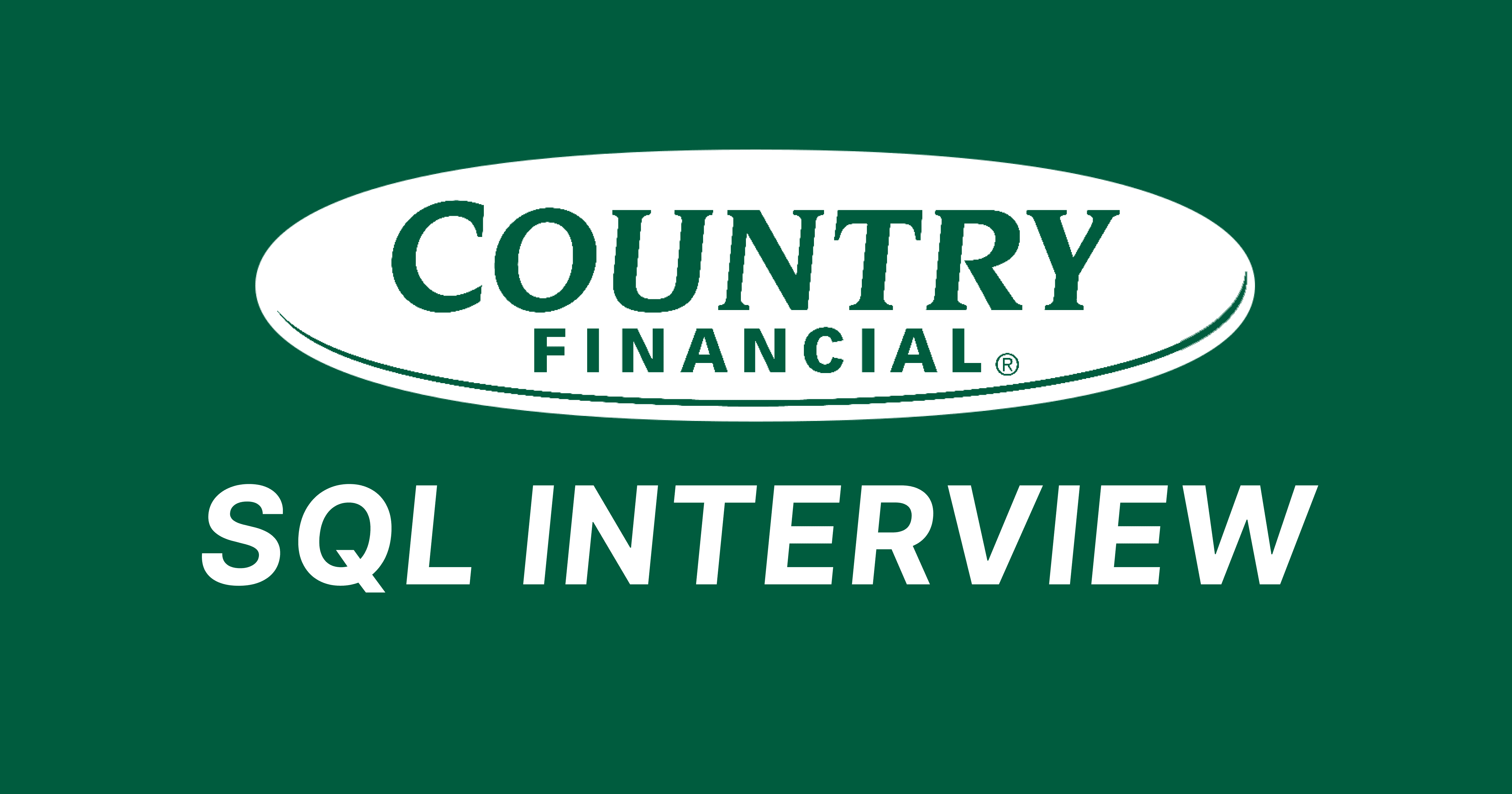 Country Financial SQL Interview Questions