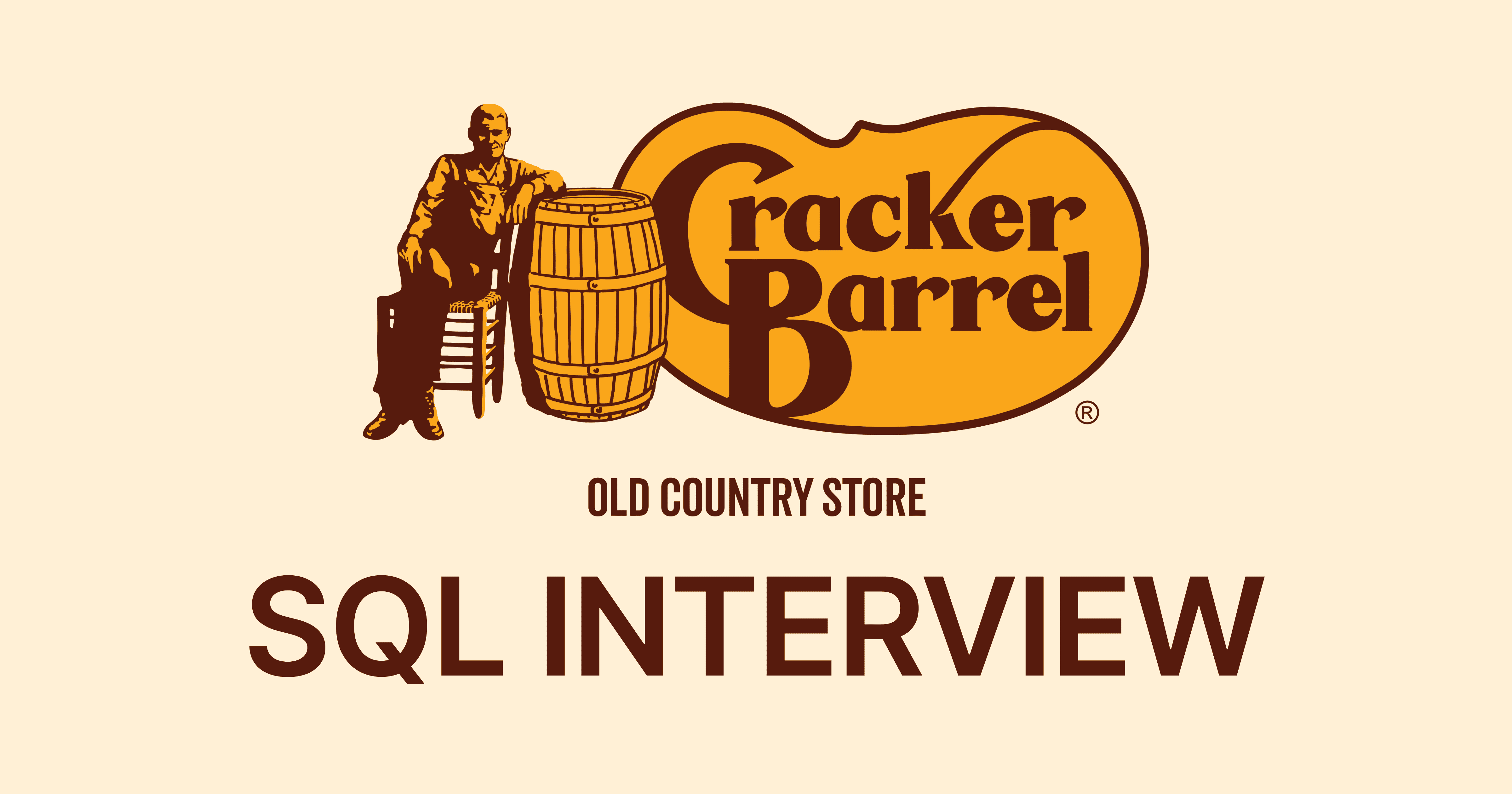 Cracker Barrel SQL Interview Questions