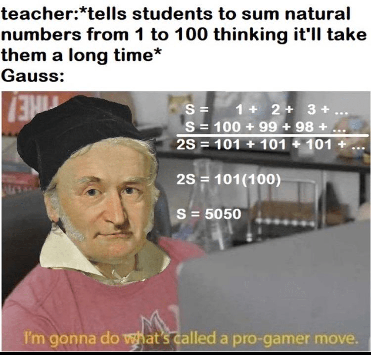 Gauss Meme