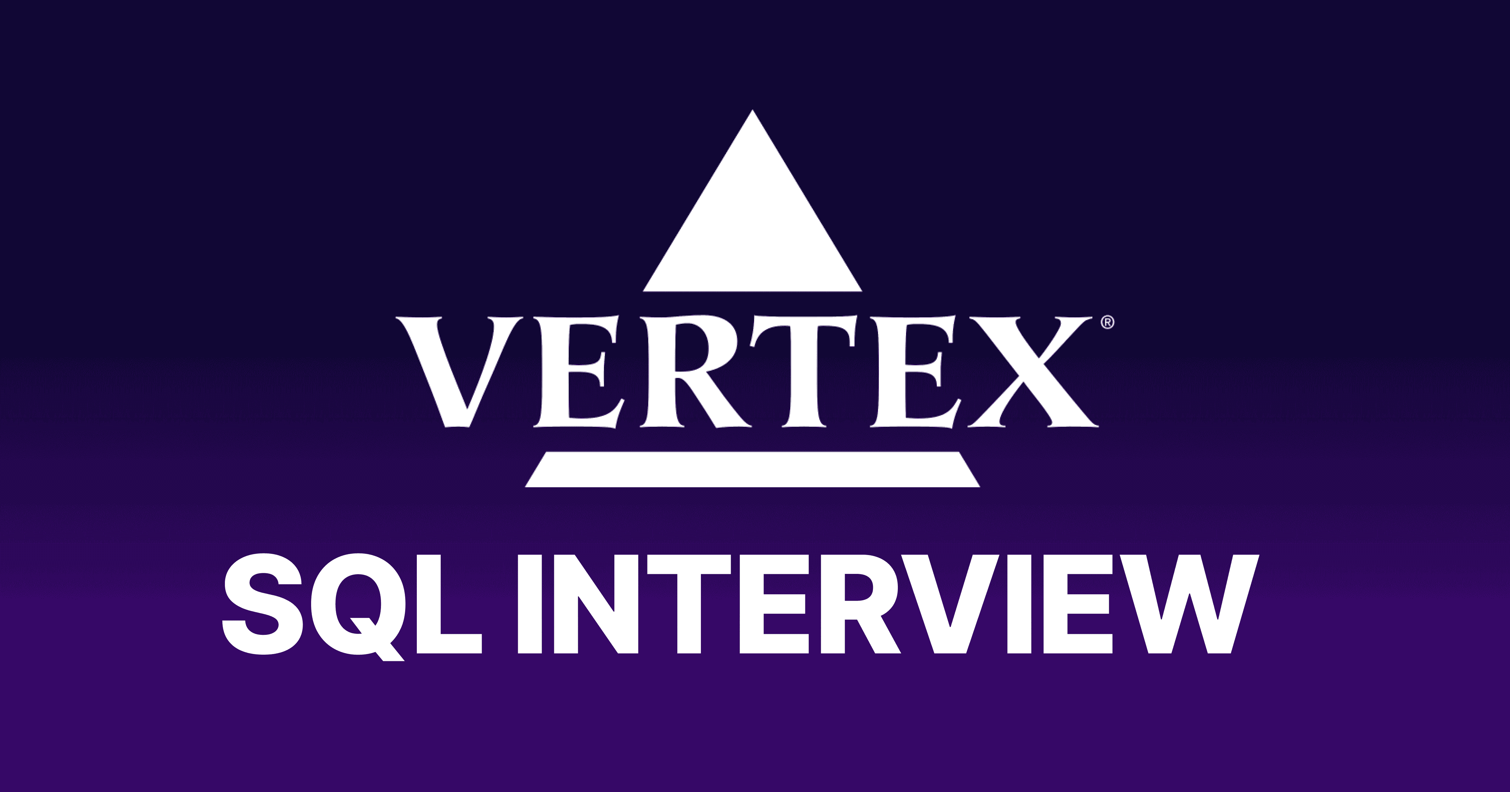 Vertex Pharmaceuticals SQL Interview Questions