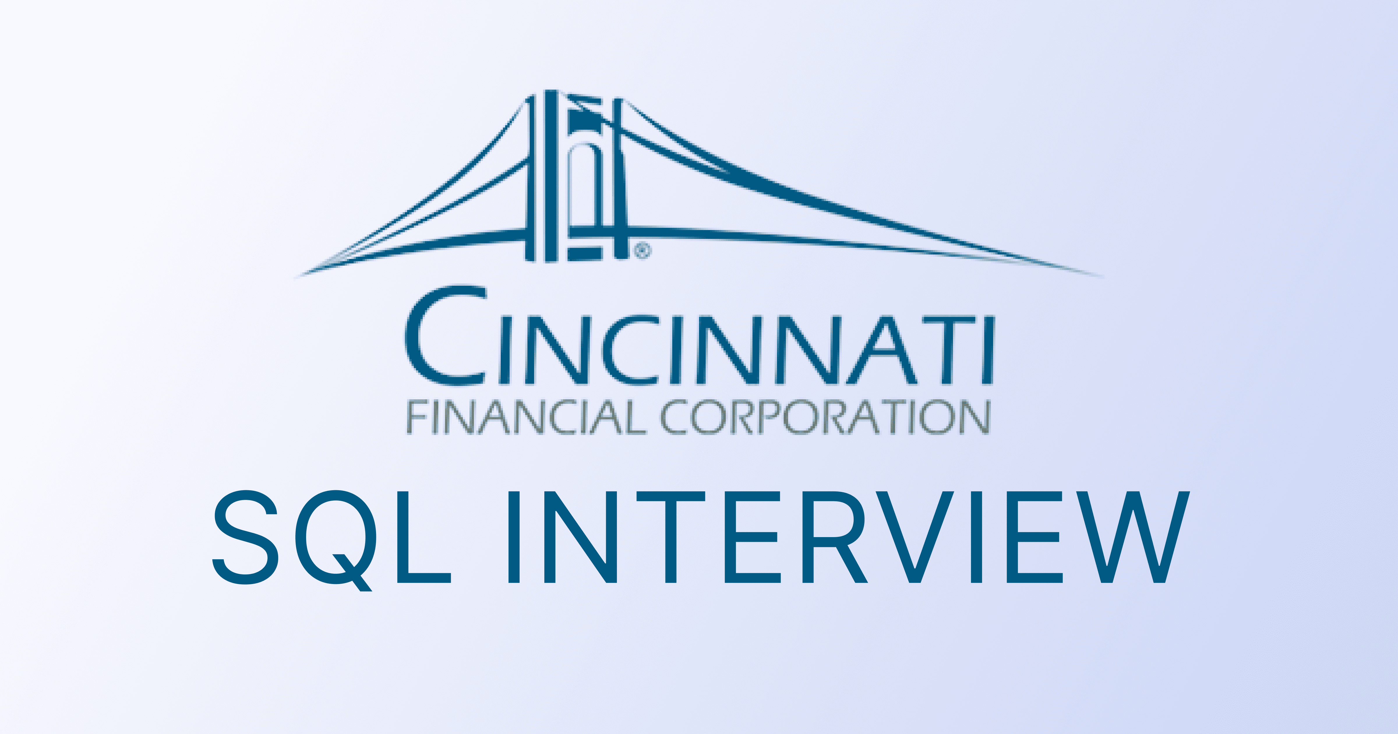 Cincinnati Fin SQL Interview Questions