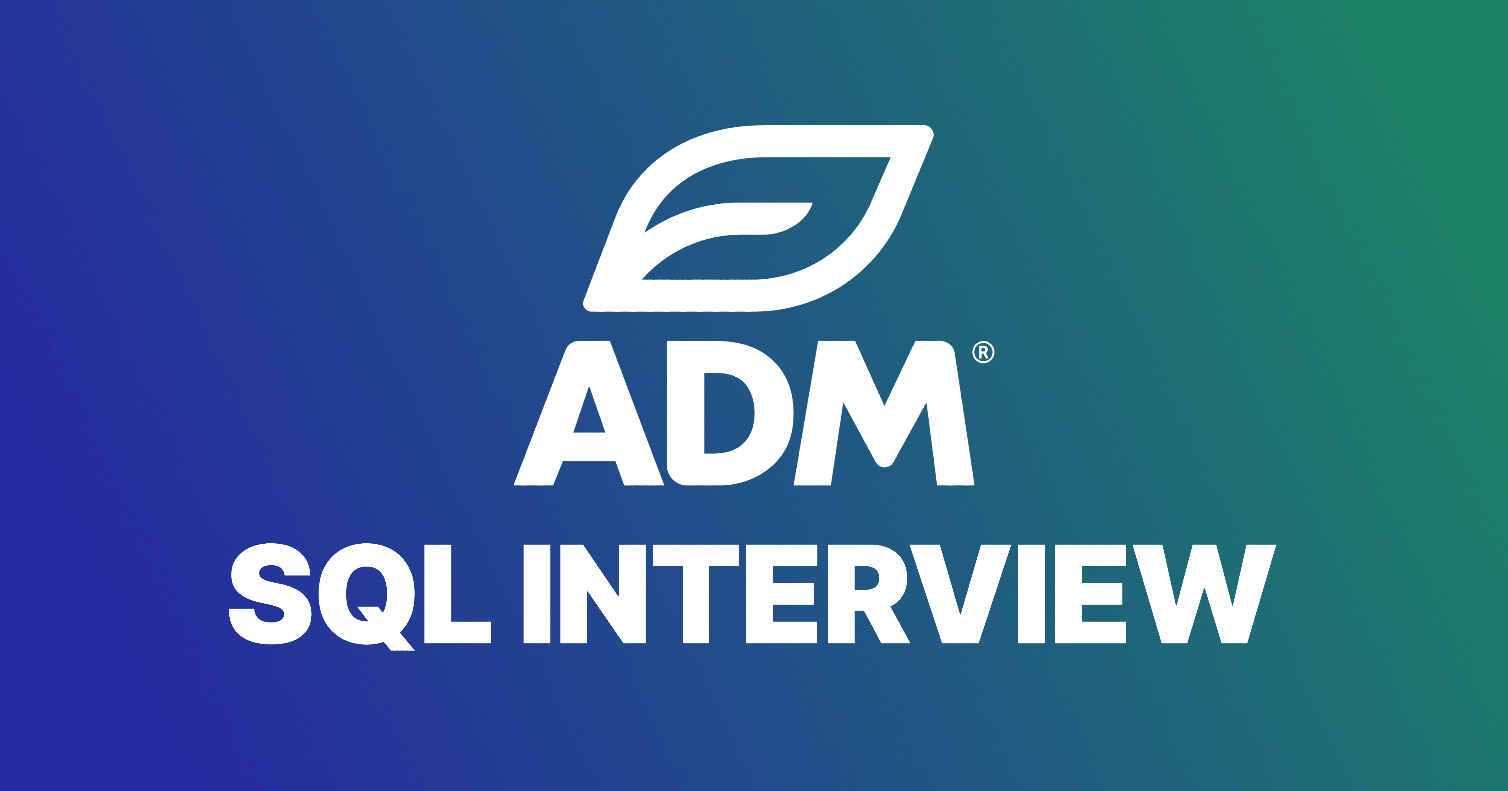 Archer Daniels Midland SQL Interview Questions