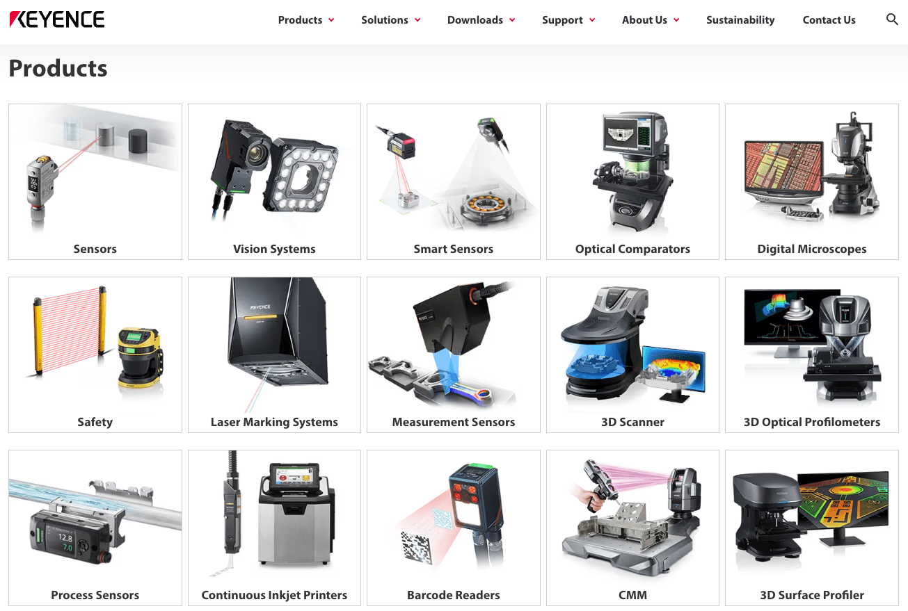 Keyence Product Catalog