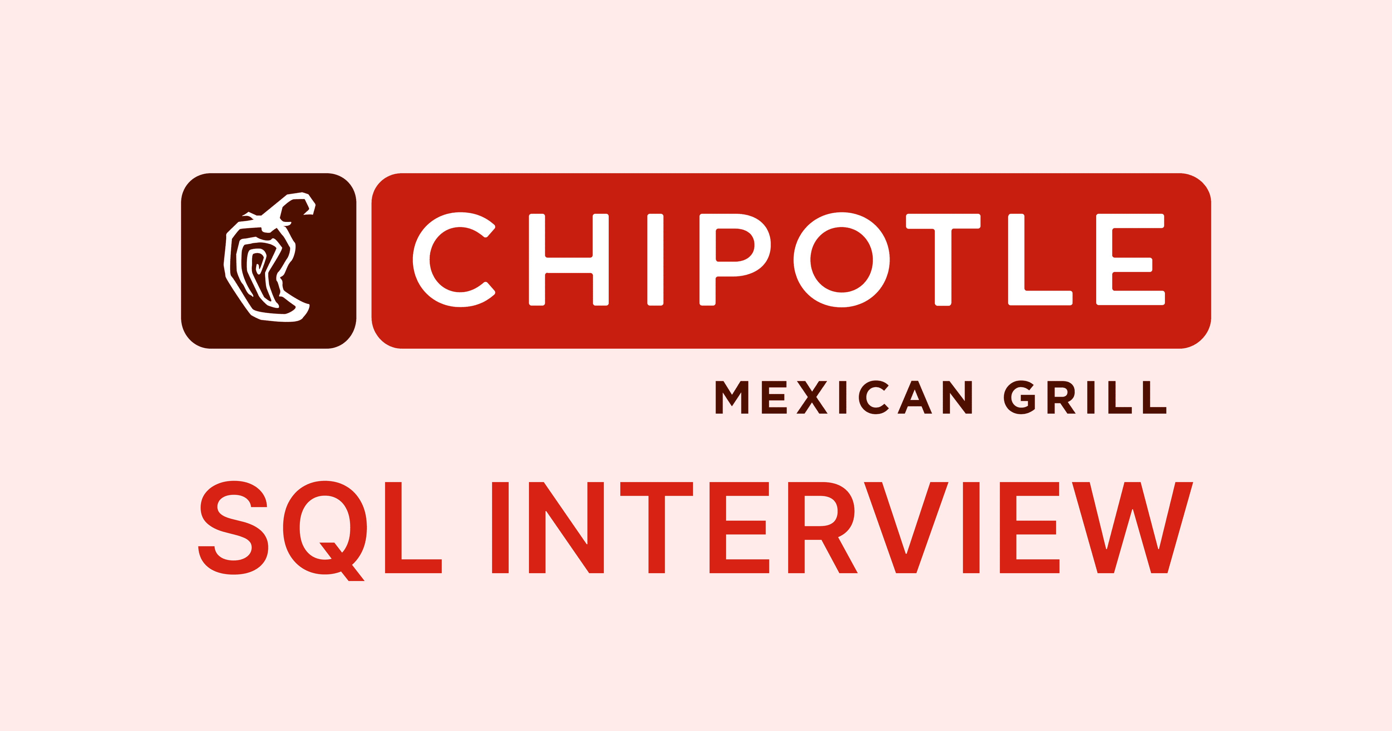 Chipotle SQL Interview Questions