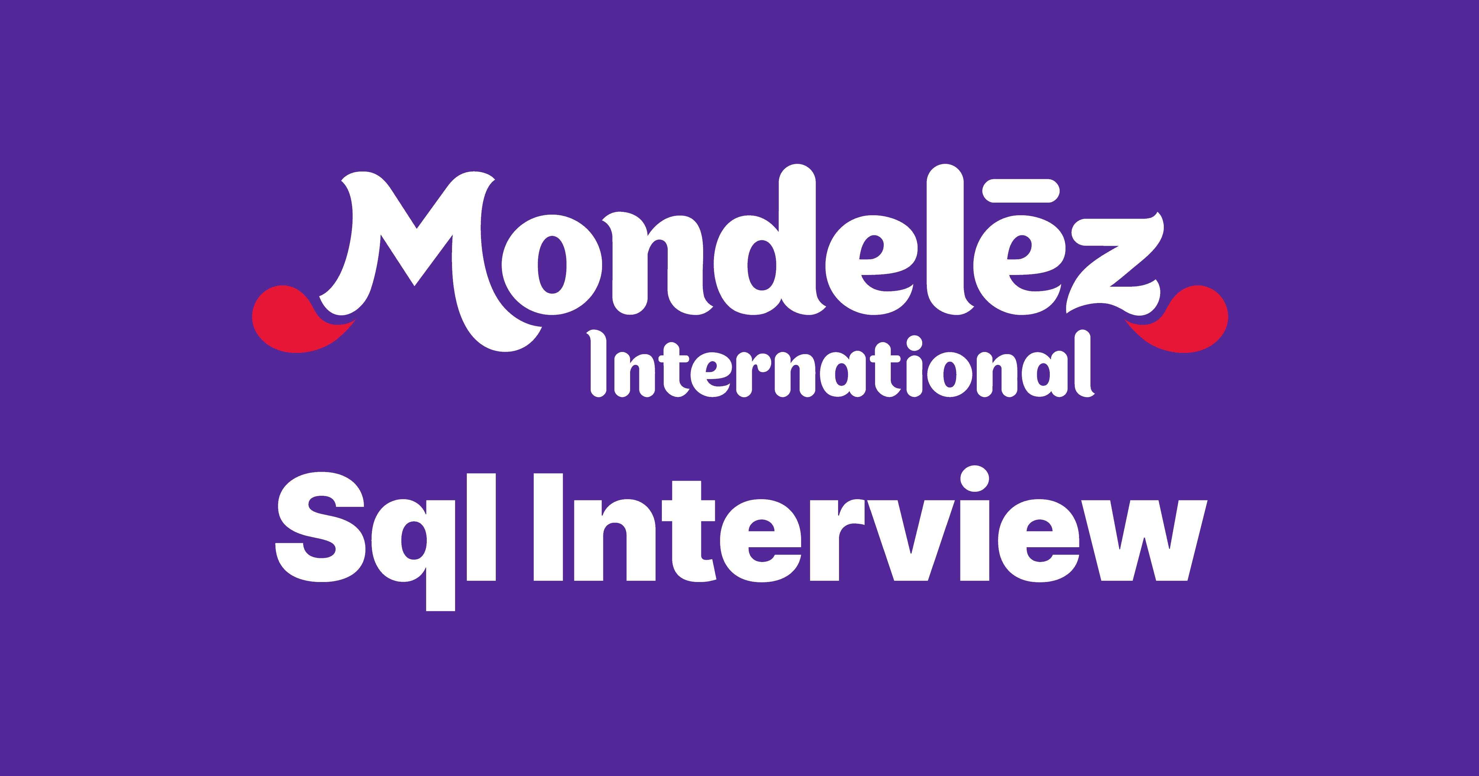 Mondelez SQL Interview Questions