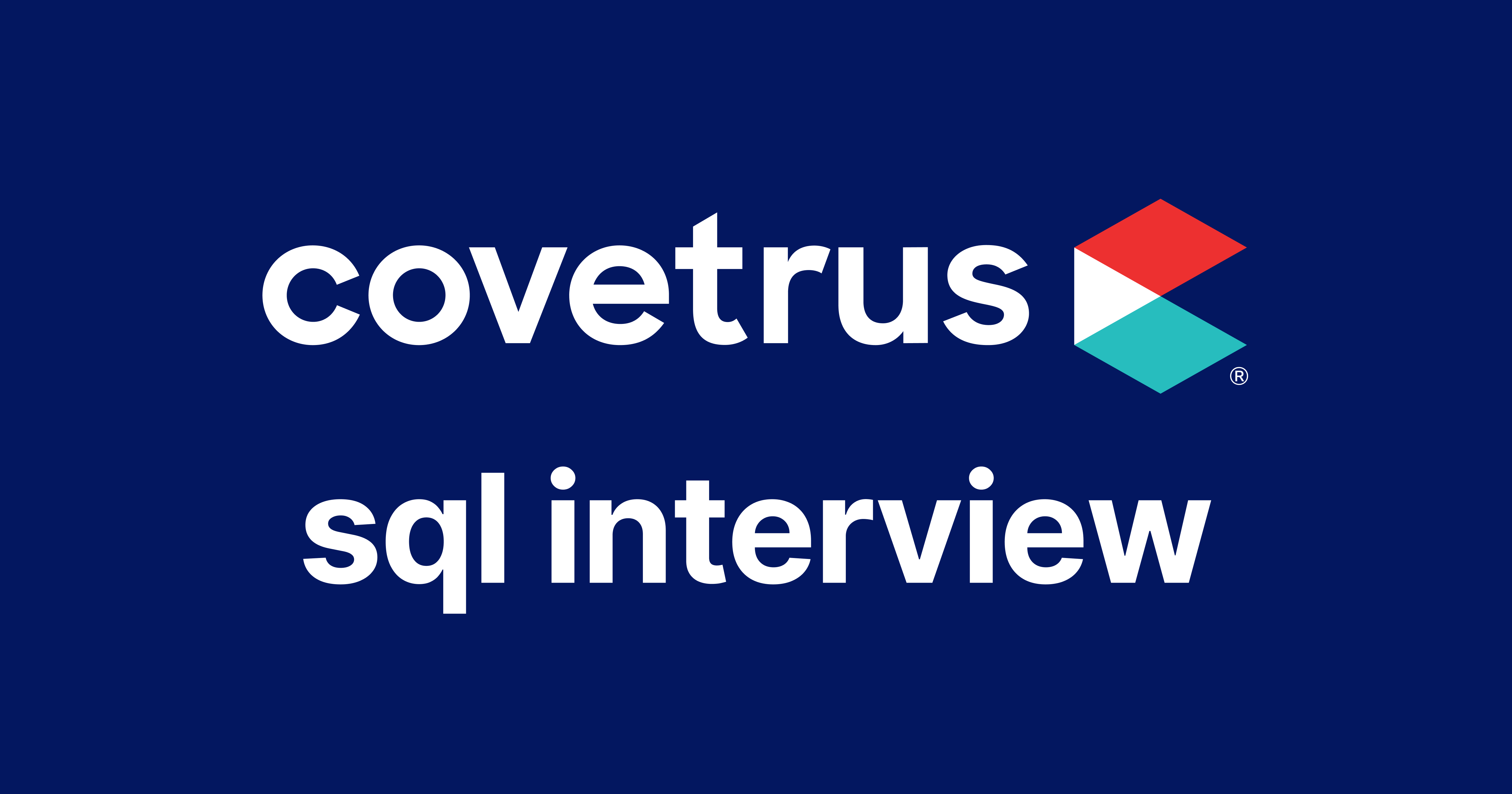 Covetrus SQL Interview Questions