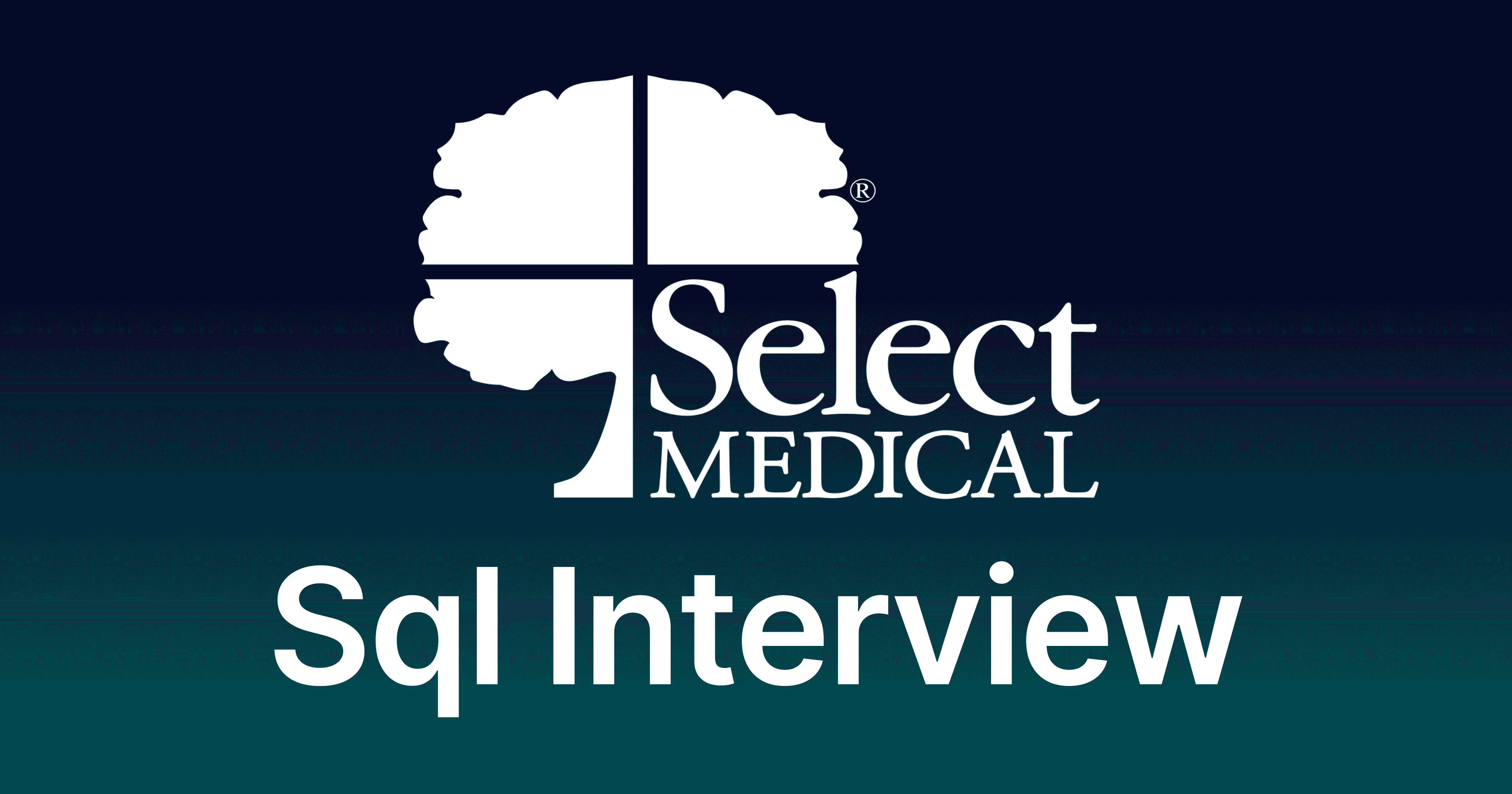 Select Medical Holdings SQL Interview Questions
