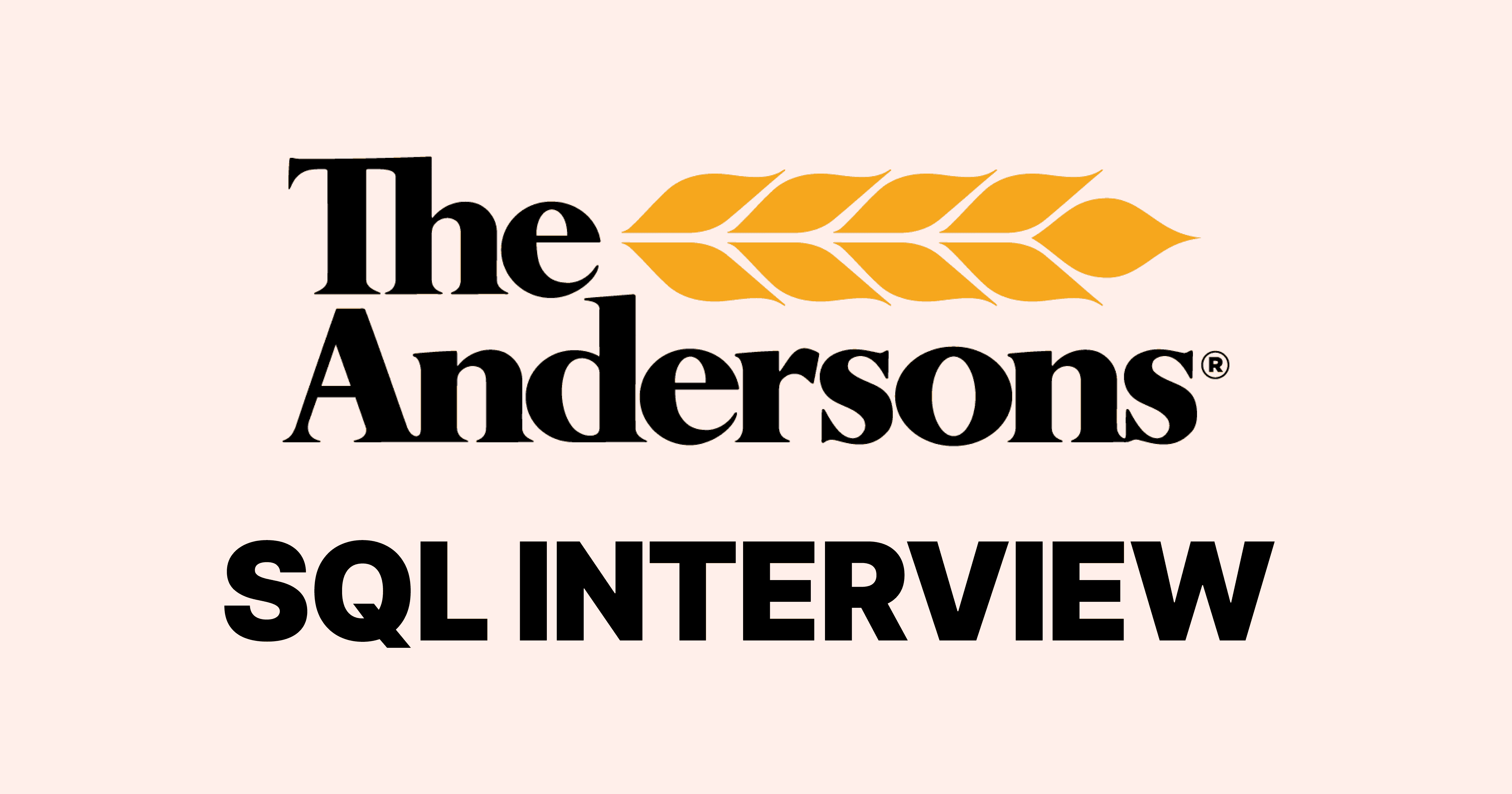 Andersons SQL Interview Questions