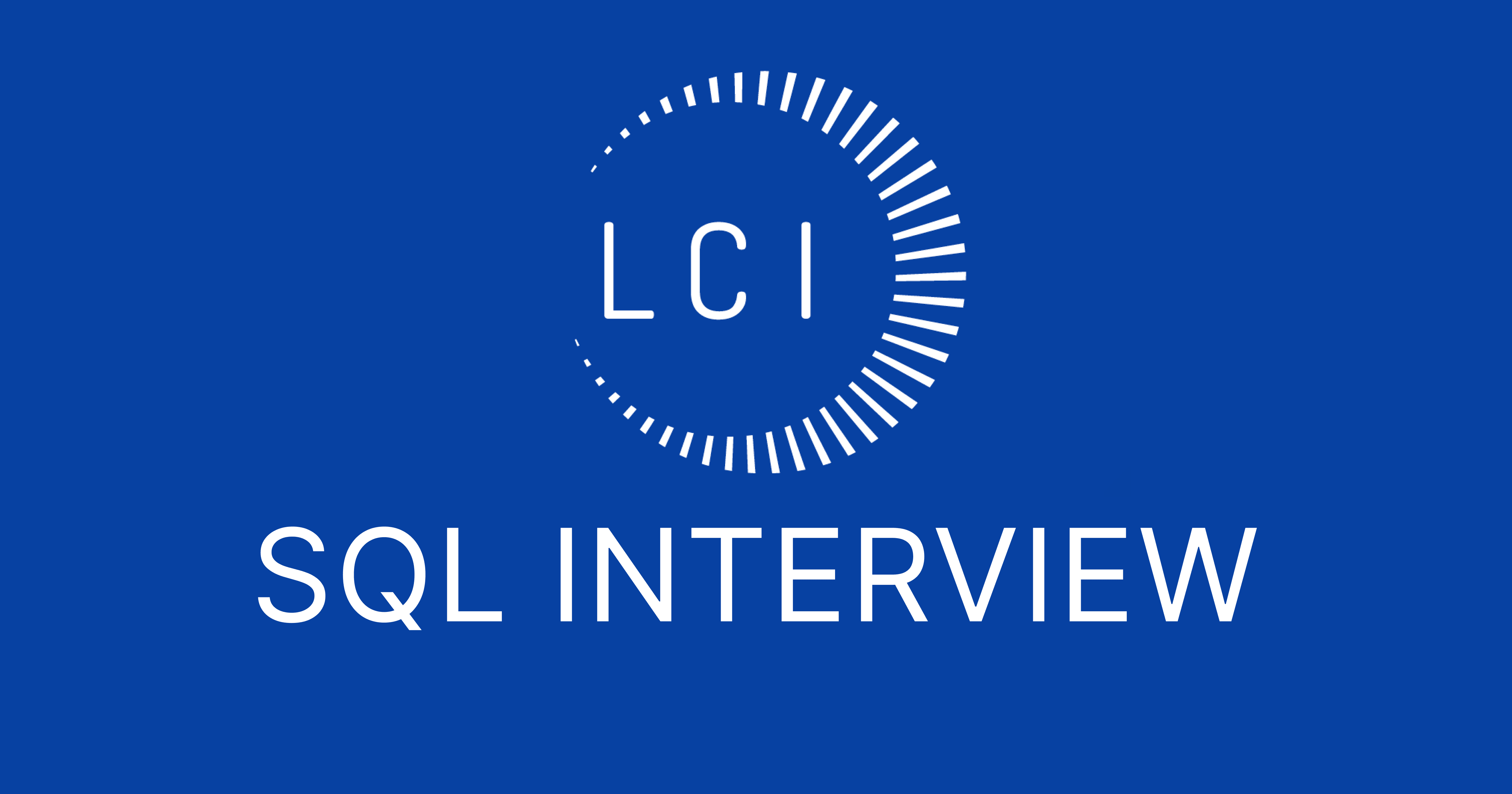 LCI Industries SQL Interview Questions