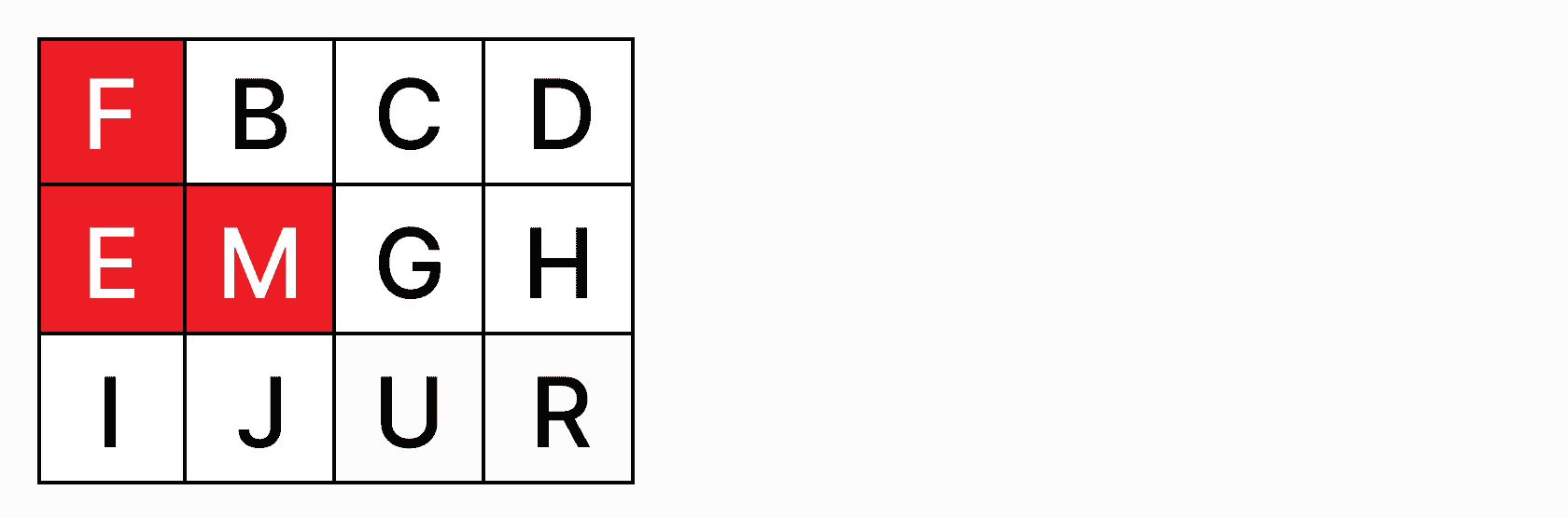 Word Search Femur Example