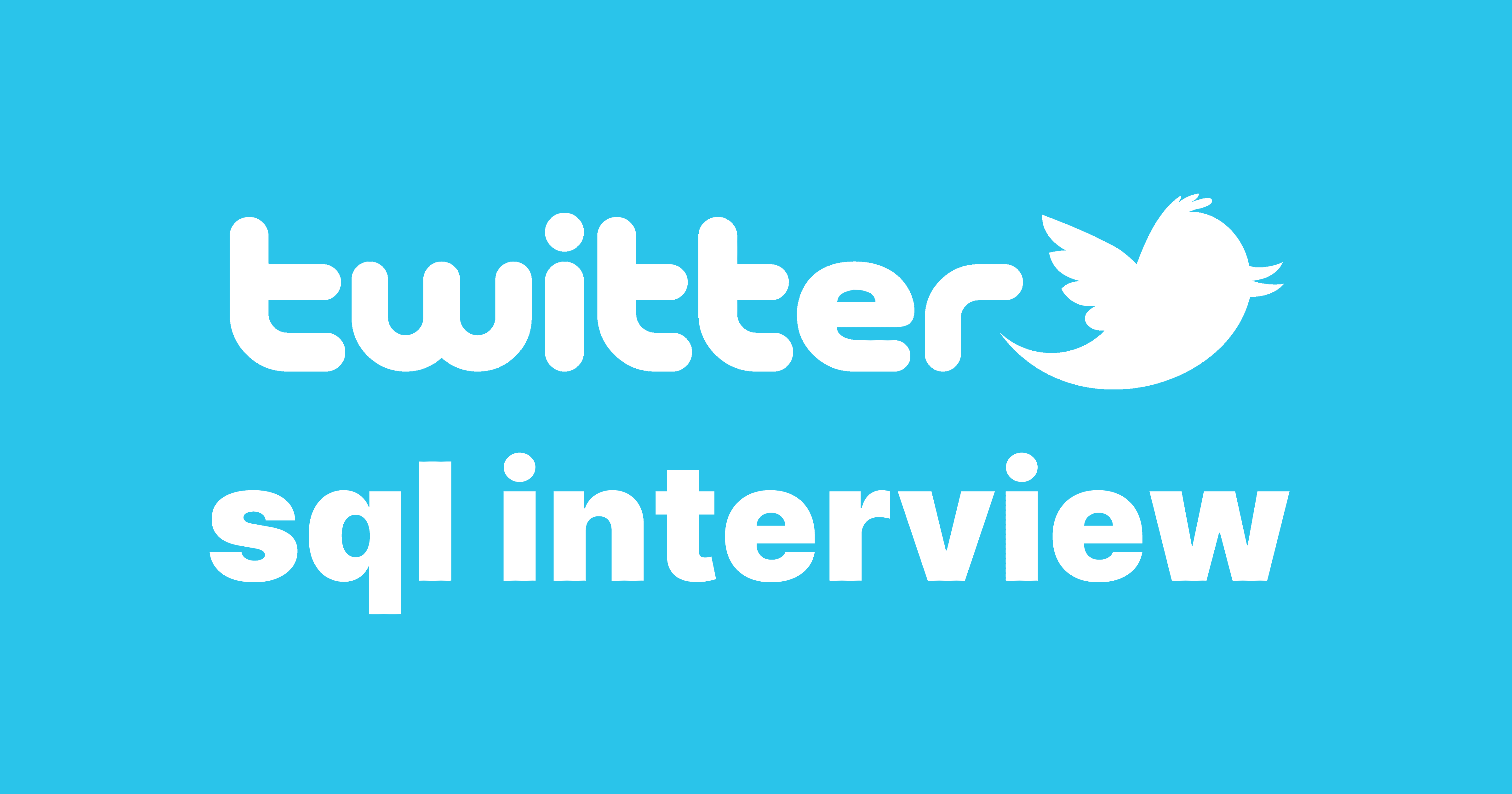 Twitter SQL Interview Questions