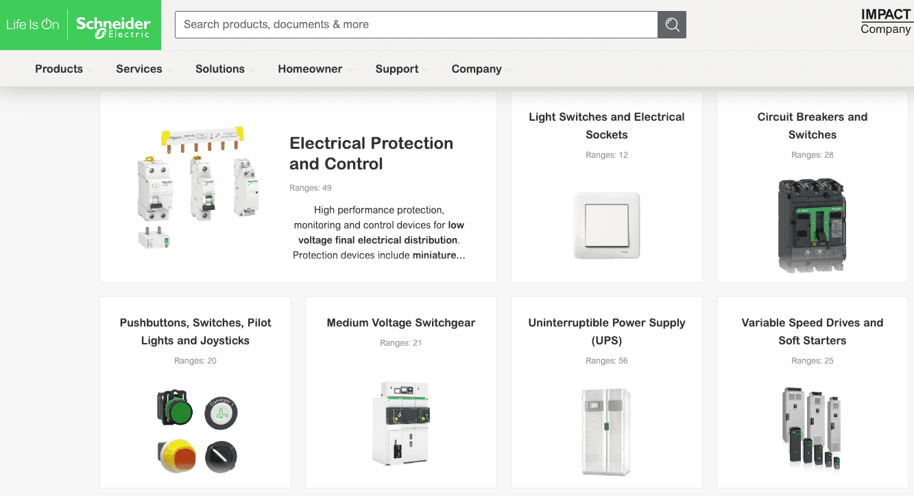 Schneider Electric Product Catalog